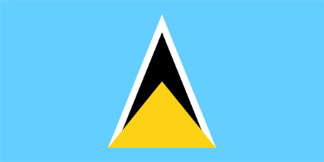 Saint Lucias flagga
