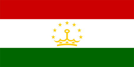 Tadjikistans flagga